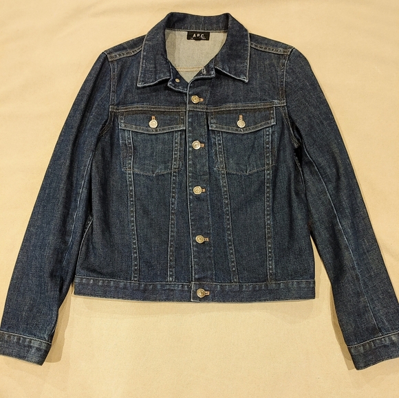 apc denim jacket womens